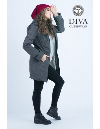 Слингокуртка зимняя 4 в 1 Diva Outerwear Grafite