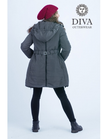 Слингокуртка зимняя 4 в 1 Diva Outerwear Grafite