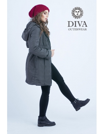 Слингокуртка зимняя 4 в 1 Diva Outerwear Grafite