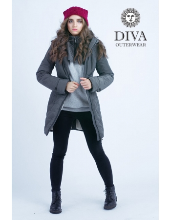 Слингокуртка зимняя 4 в 1 Diva Outerwear Grafite