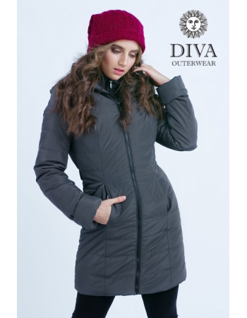 Слингокуртка зимняя 4 в 1 Diva Outerwear Grafite