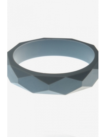 Молочный браслет из пищевого силикона, серый