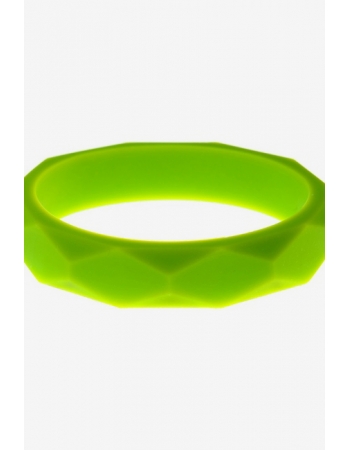 Молочный браслет из пищевого силикона, салатовый