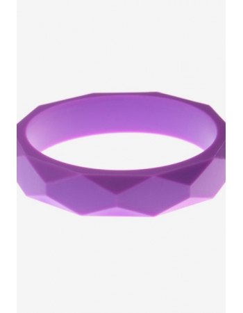 Молочный браслет из пищевого силикона, фиолетовый