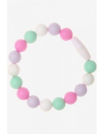 Силиконовый браслет-прорезыватель Майя, розовый