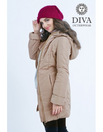 Слингокуртка зимняя 4 в 1 Diva Outerwear Moka