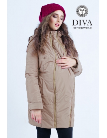 Слингокуртка зимняя 4 в 1 Diva Outerwear Moka