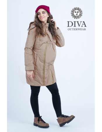 Слингокуртка зимняя 4 в 1 Diva Outerwear Moka