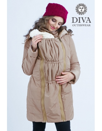 Слингокуртка зимняя 4 в 1 Diva Outerwear Moka