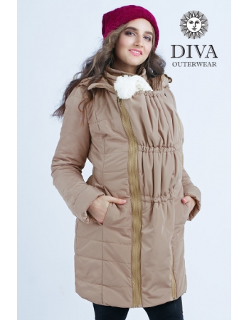 Слингокуртка зимняя 4 в 1 Diva Outerwear Moka