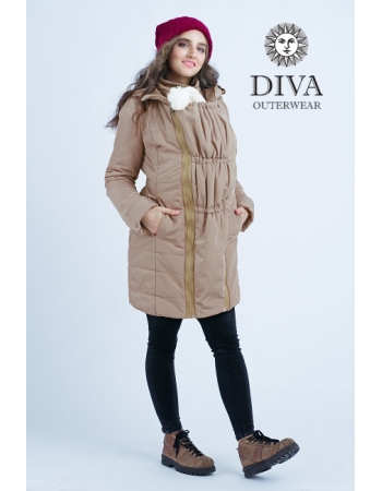 Слингокуртка зимняя 4 в 1 Diva Outerwear Moka