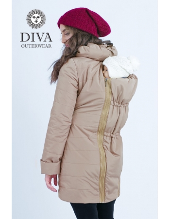 Слингокуртка зимняя 4 в 1 Diva Outerwear Moka