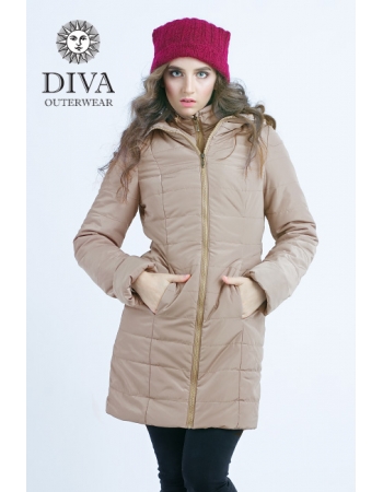 Слингокуртка зимняя 4 в 1 Diva Outerwear Moka