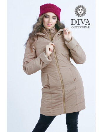 Слингокуртка зимняя 4 в 1 Diva Outerwear Moka