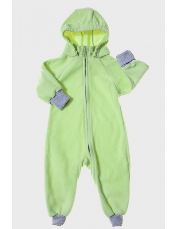 Флисовая поддева (комбинезон) Comfort, лайм
