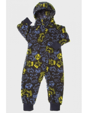 Флисовая поддева (комбинезон) Comfort, динозавры