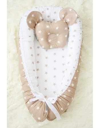 Гнездышко-кокон для новорожденных Babynest Latte