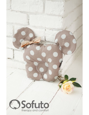 Гнездышко для новорожденных Babynest Polka dot chocco