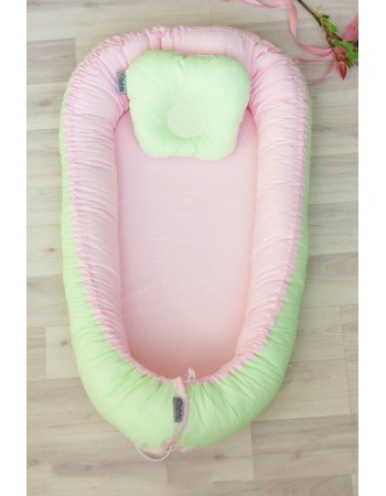 Кокон-гнездышко для новорожденных Babynest Praline Ness