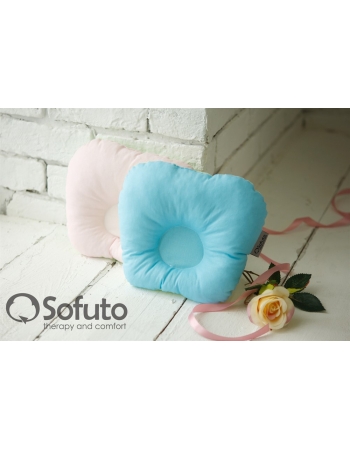 Гнездышко для новорожденных Babynest Praline blue