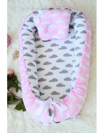 Гнездышко-кокон для новорожденных Babynest Rose Ashes