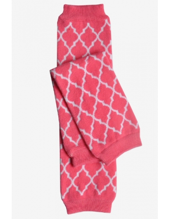 Слингогетры (гетры для детей) "Quatrefoil Crimson"