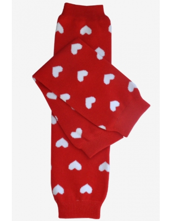 Слингогетры (гетры для детей) "Hearts Red"