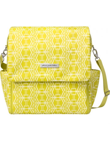 Сумка для мамы Petunia Boxy Backpack: Electric Citrus