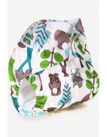 Многоразовый подгузник Mums Era, Филины (с 2 вкладышами)