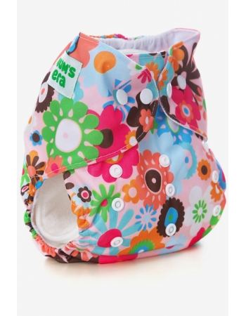 Многоразовый подгузник Mums Era, Цветы (с 2 вкладышами)