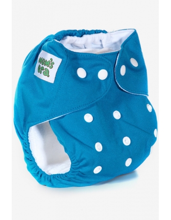 Многоразовый подгузник Mums Era, синий (с 2 вкладышами)