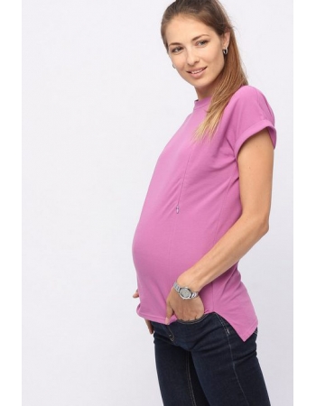 Футболка для беременных и кормящих, орхидея