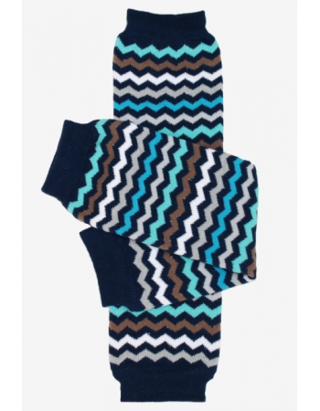 Слингогетры (гетры для детей) "Zigzag Blue"