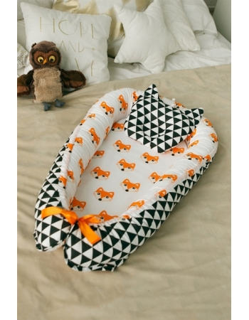 Гнездышко для новорожденных Babynest Little Fox