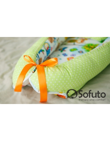 Кокон-гнездышко для новорожденных Sofuto Babynest Animals