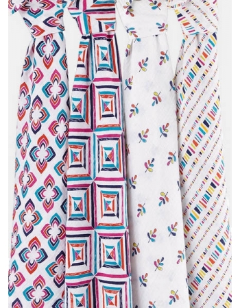 Муслиновые пеленки для новорожденных Aden&Anais, большие, набор 4, Flip-side