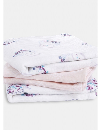 Муслиновые пеленки для новорожденных Aden&Anais средние, набор 3, Thistle