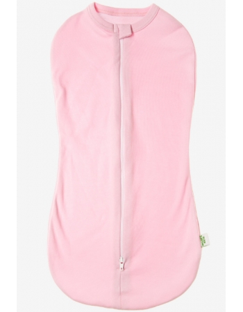 Пеленка-кокон для новорожденных трикотажный, розовый