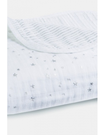 Муслиновое одеяло Aden Anais, мерцающее, Metallic Silver