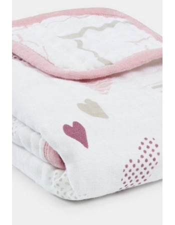 Муслиновое одеяло для коляски Aden&Anais, Stroller Blanket Heart Breaker