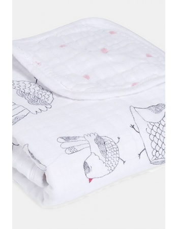 Муслиновое одеяло Aden&Anais, 70х70см, Lovebird