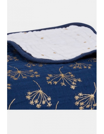 Муслиновое одеяло Aden&Anais, мерцающее, Metallic Gold Deco