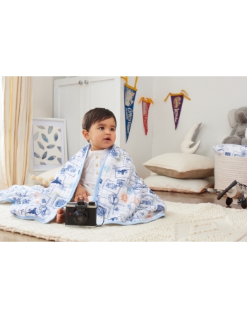 Муслиновое одеяло Aden&Anais органическое, Warrior Finn