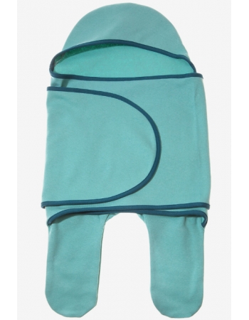 Пеленка кокон для новорожденных (комбинезон-конверт), васаби
