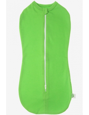 Пеленка-кокон для новорожденных трикотажный, салатовый