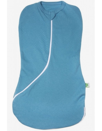 Пеленка-кокон для новорожденных трикотажный, адриатик