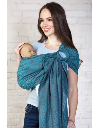 Слинг с кольцами с бамбуком Jungle, аквариус