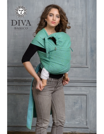 Май-слинг от 6 мес. Diva Basico Lime Toddler