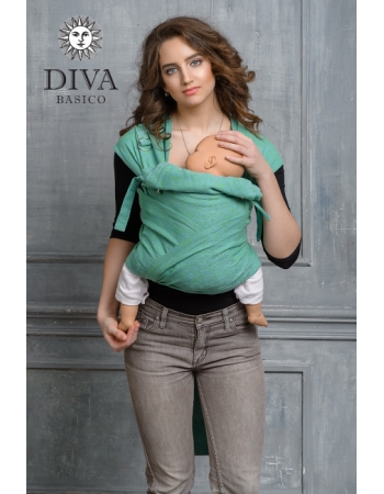 Май-слинг от 6 мес. Diva Basico Lime Toddler