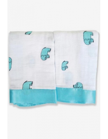 Муслиновые пеленки для новорожденных Aden&Anais маленькие, Elephant